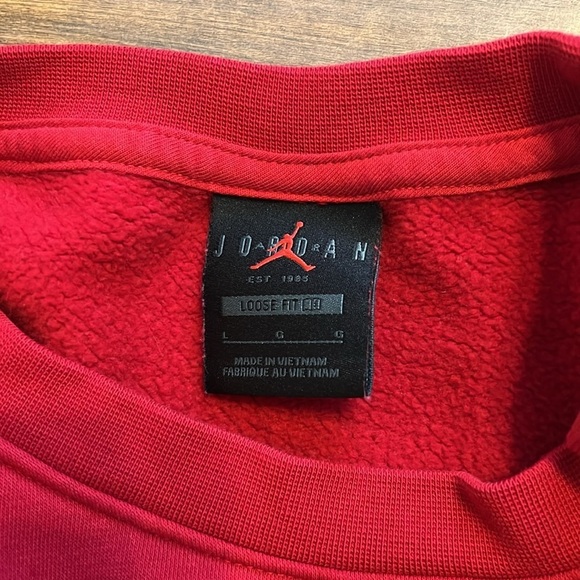 Nike AIR JORDAN#23 Six Time Champions Sweatshirt, Sz Large - Picture 7 of 10